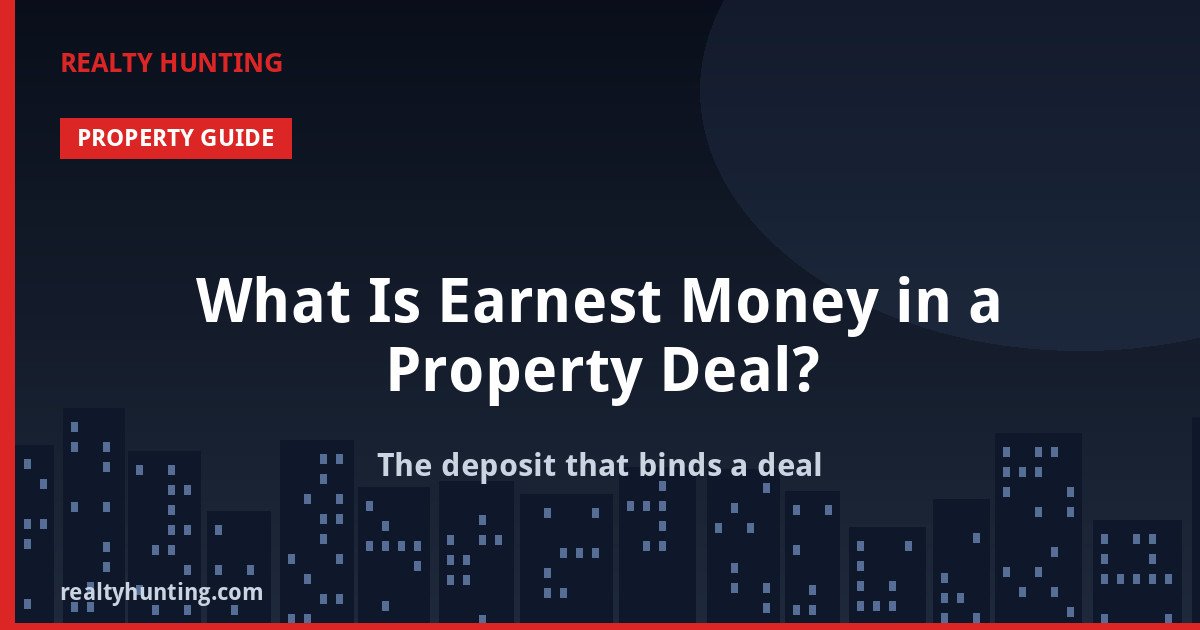 What Is Earnest Money in a Property Deal?