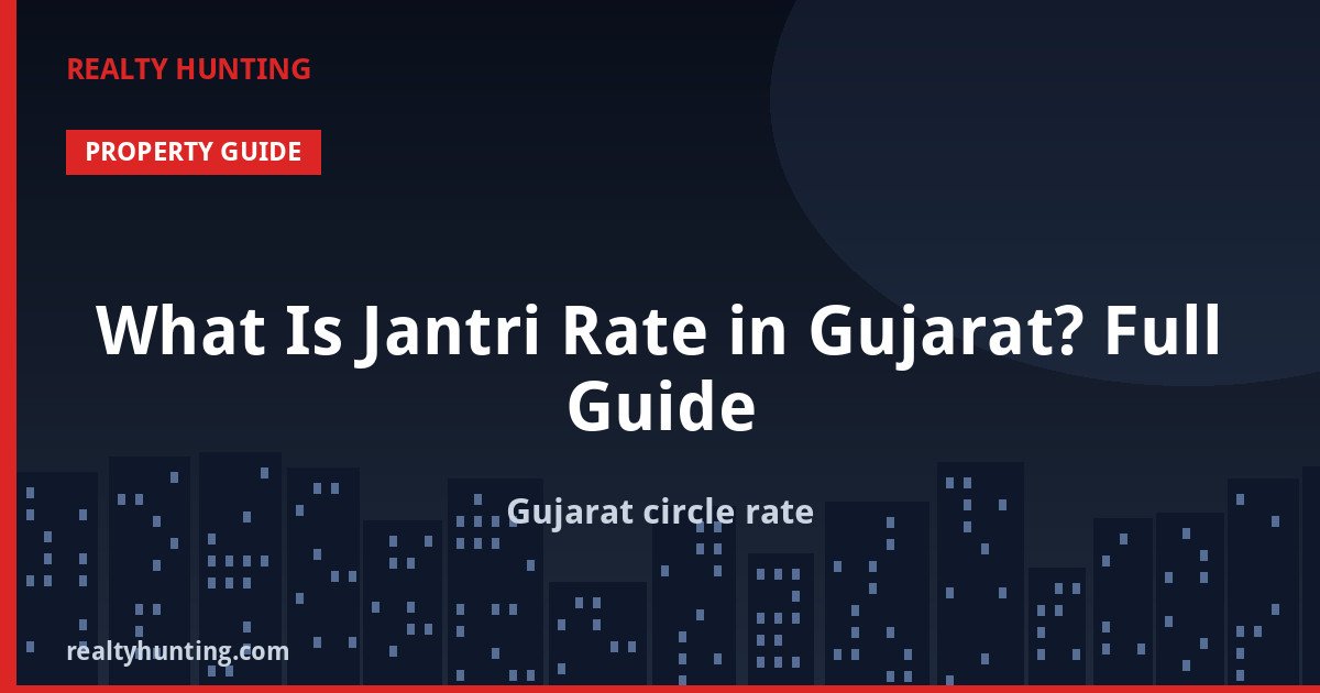 What Is Jantri Rate in Gujarat? Full Guide