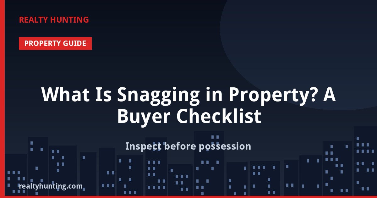What Is Snagging in Property? A Buyer Checklist