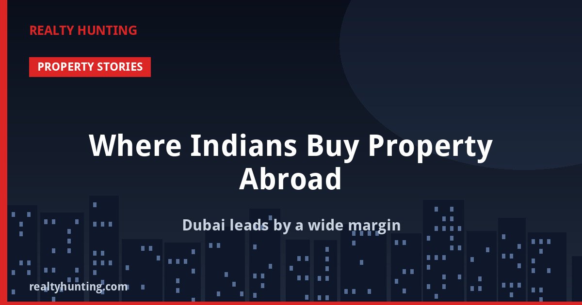 Where Indians Buy Property Abroad