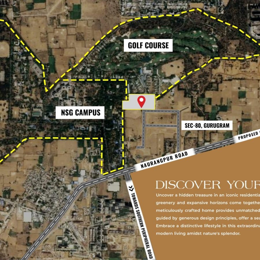Eldeco Fairway Location Map