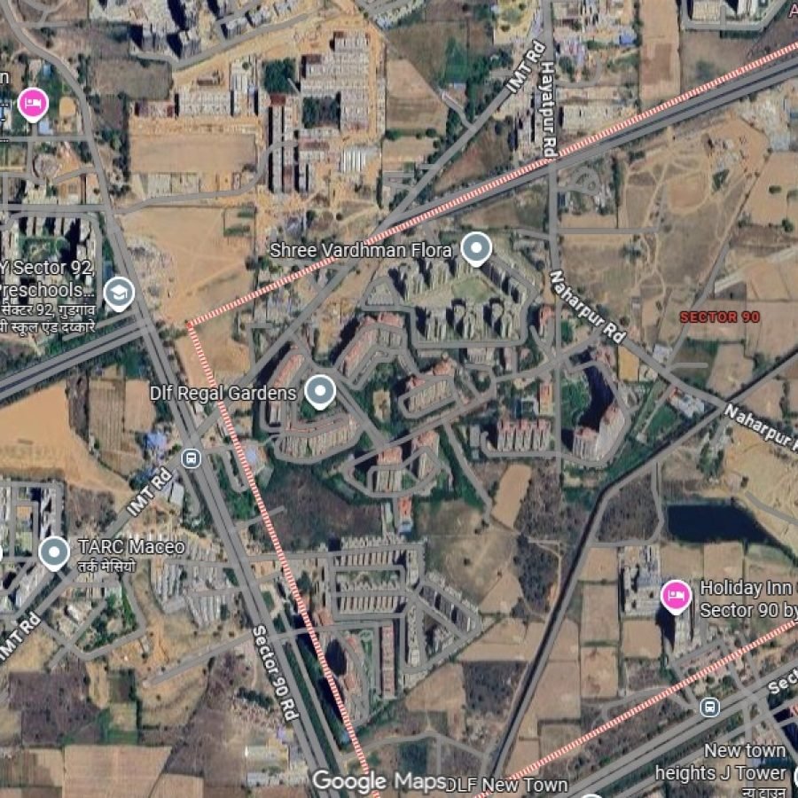 Ganga Sector 90 Gurgaon Map
