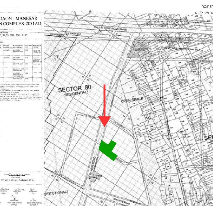 Ganga Valley Plots Sector 78 Gurgaon Master plan