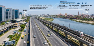 Noida to Delhi Distance