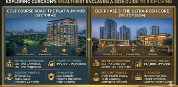 Which is the Richest area in Gurgaon