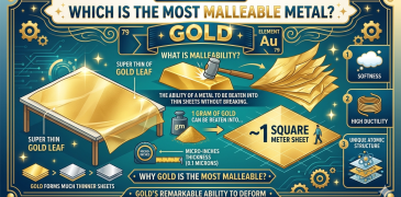 Which is the most malleable metal