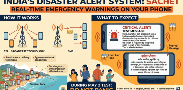 Received alarm-like notification on phone? Loud alert phone? India is rolling out a real-time disaster warning system