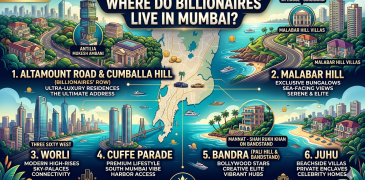 Where do billionaires live in Mumbai
