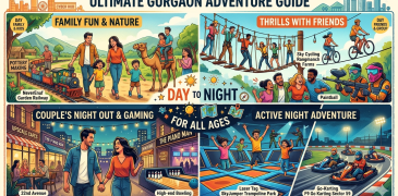 Adventure Places in Gurgaon with family, friends, Kids, couples, day, night