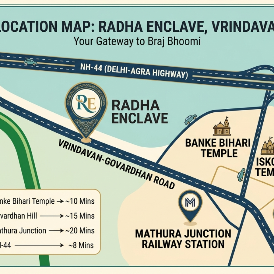 R2R Radha Enclave Vrindavan ww