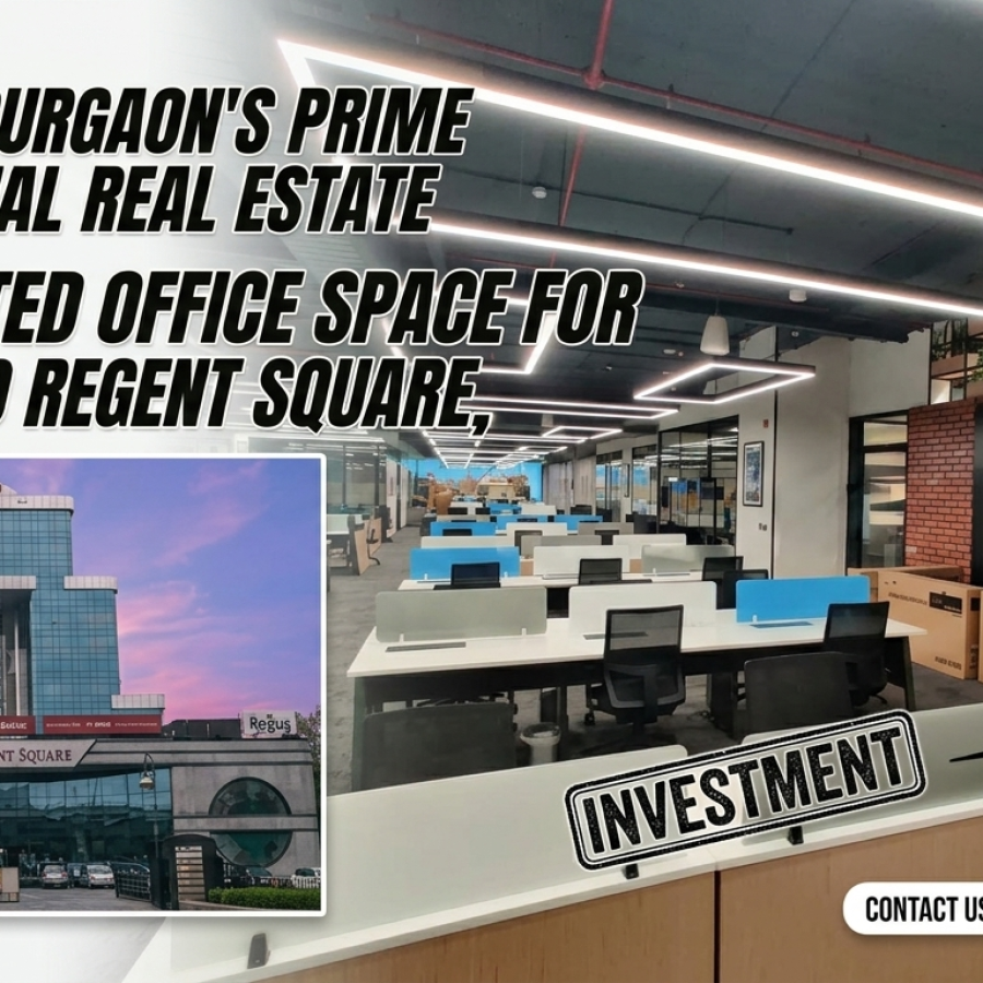 Pre Rented Office Space For Sale JMD Regent Square