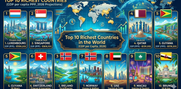 Top 10 richest country in the world