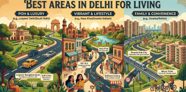Best area in Delhi for living