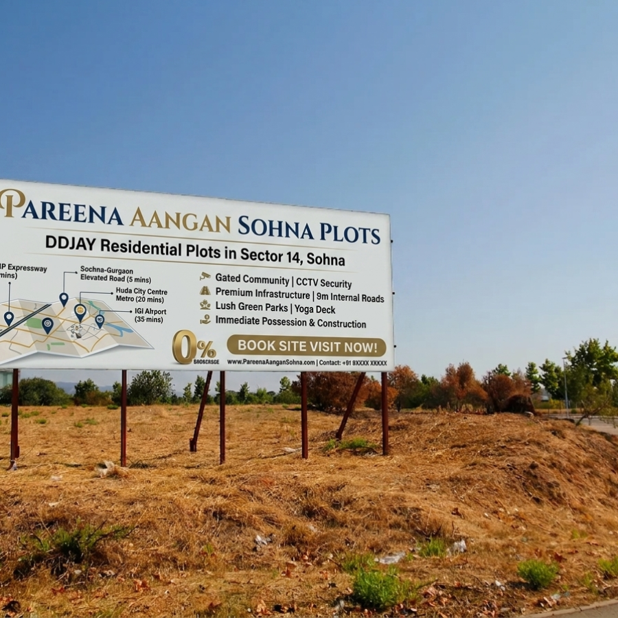 Pareena Aangan Sohna Plots Sector 14 | DDJAY Residential Plots Sohna
