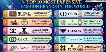 Top 10 most expensive fashion brands in the world