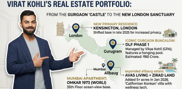 Where is Virat Kohli New Homes?