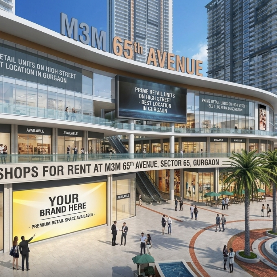 Retail Shop For Rent in M3M 65th Avenue Sector 65 Gurgaon