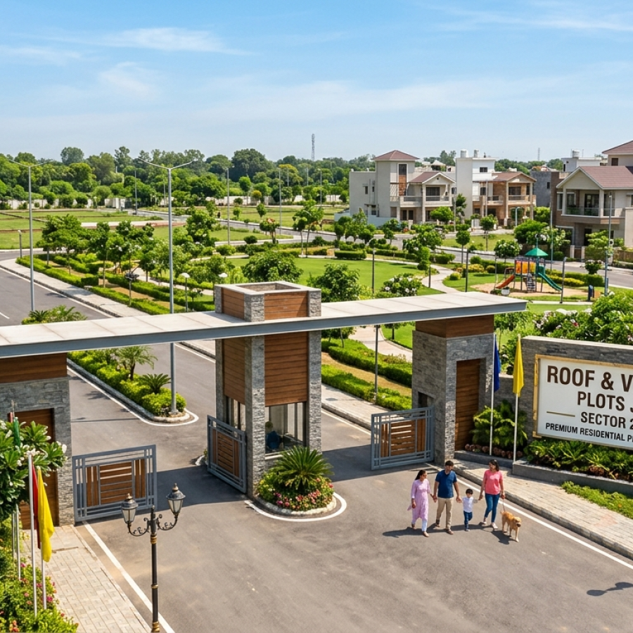 Roof & Vedmaan Plots Jhajjar – Sector 20, 27 & 36 Premium Residential Plots Under DDJAY Scheme