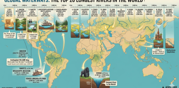 Top 20 longest river in the world