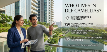 Who lives in DLF Camellias Gurgaon