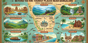 Tourist places near Bangalore within 100 kms