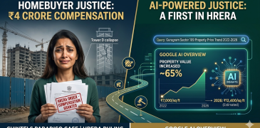 Gurgaon Chintels Paradiso Collapse: Homebuyer Awarded Rs 4 Crore Based On Google AI Calculation