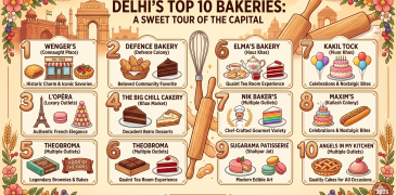Top 10 Bakery in Delhi and Top 10 most expensive bakery in Delhi