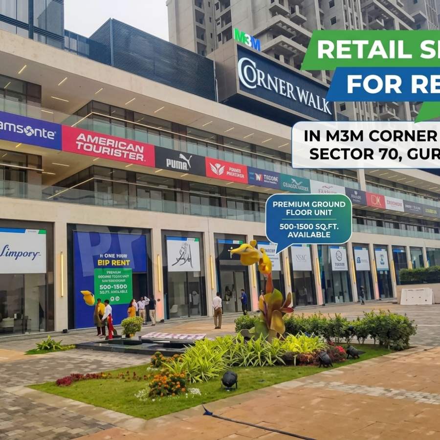 Retail Shop For Rent in M3M Corner Walk Sector 70 Gurgaon