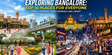Bangalore places to visit and Top 10 places to visit in Bangalore with family, friends, Kids, couples, day, night