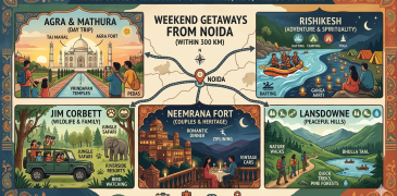 Tourist Places Near Noida within 300 kms