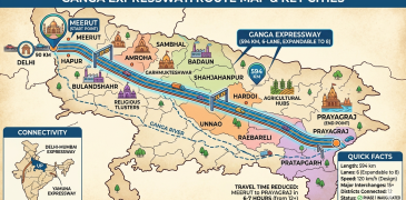 ganga expressway route maps
