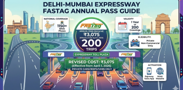 Fastag Annual pass applicable on Delhi Mumbai Expressway