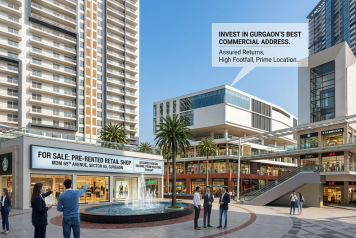 Pre Rented Retail Shop For Sale in M3M 65th Avenue Gurgaon
