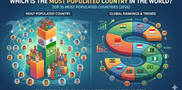 Most populated country in the World Top 10