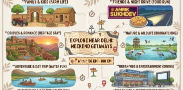 Tourist places near delhi within 50 kms within 100