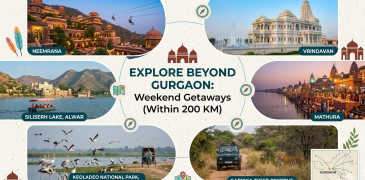 Tourist places near Gurgaon within 200 kms
