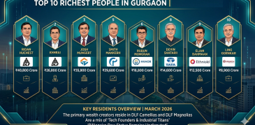 Top 10 richest person in Gurgaon