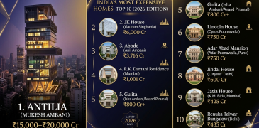 Which is the most expensive house in india