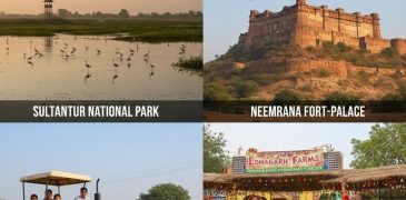 Tourist places near Gurgaon within 100 kms