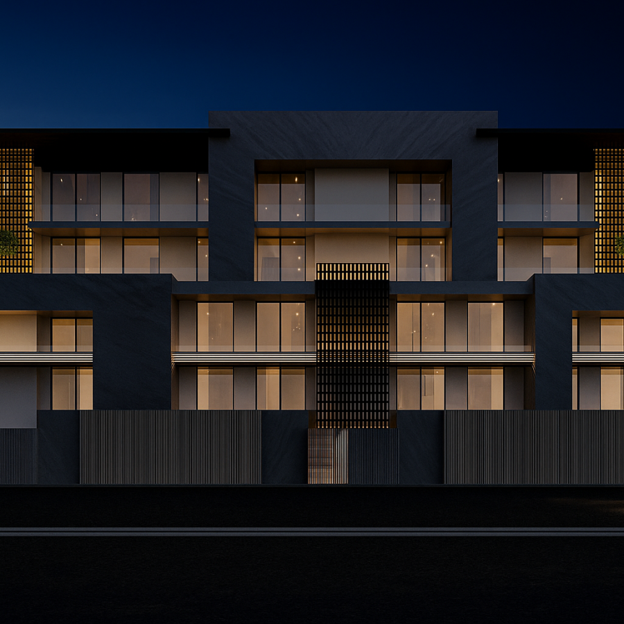 Vaas Final Elevation Night View