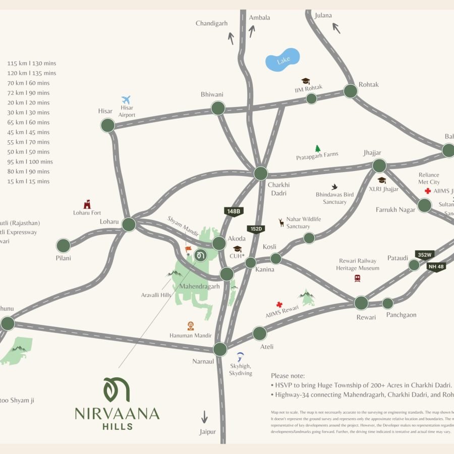 nivaana hills map